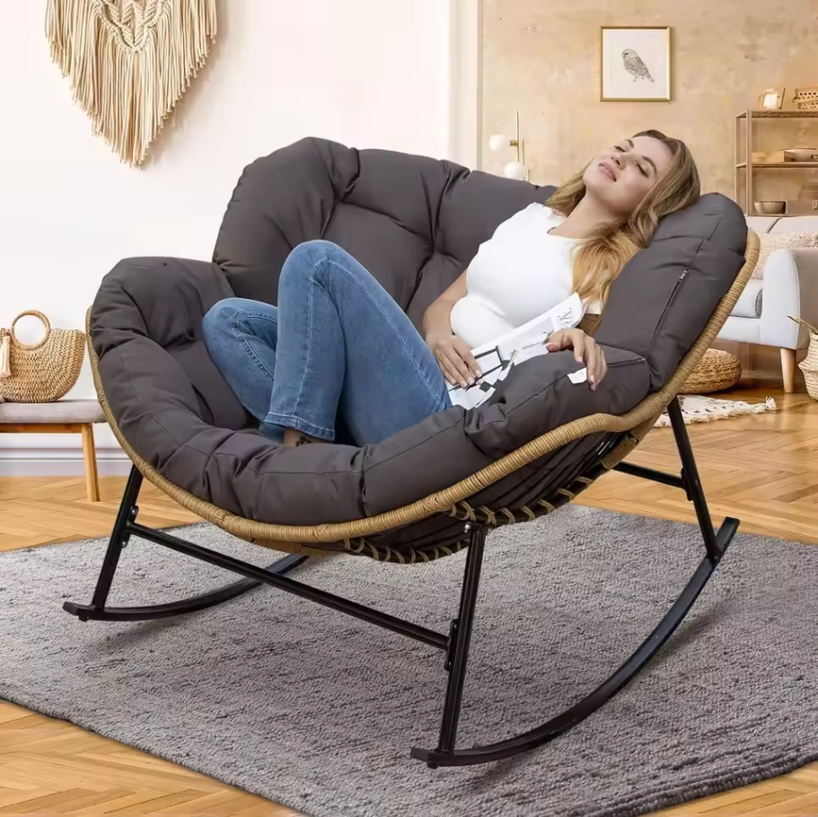 Auvitalliving Indoor and outdoor cushioned rocking chair