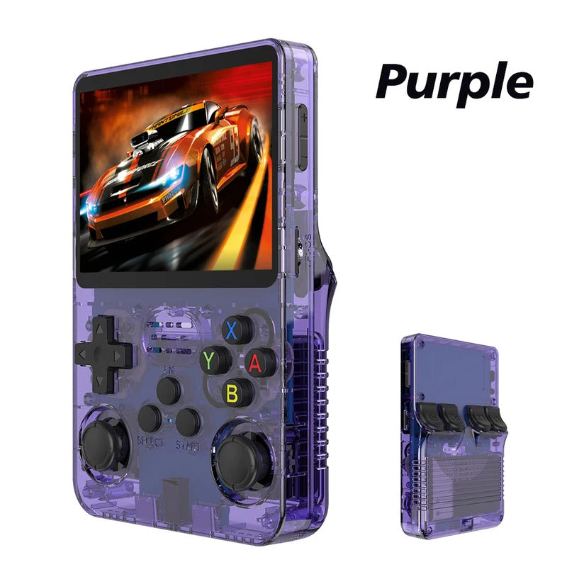 128G R36S Retro Handheld Video Game Console Linux System 3.5 Inch IPS Screen