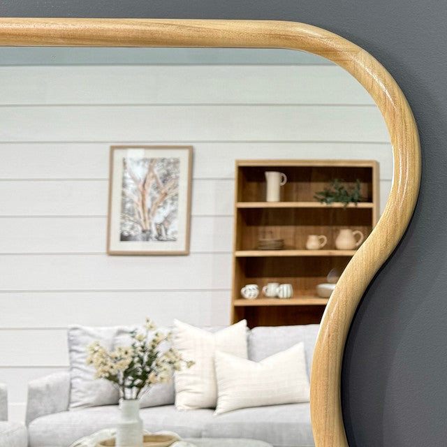 Auvitalliving Wavy Mirror - Natural