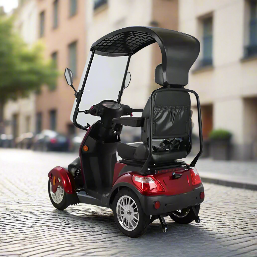 Auvitalliving 500W 60V 20Ah Electric Mobility Scooter - Red