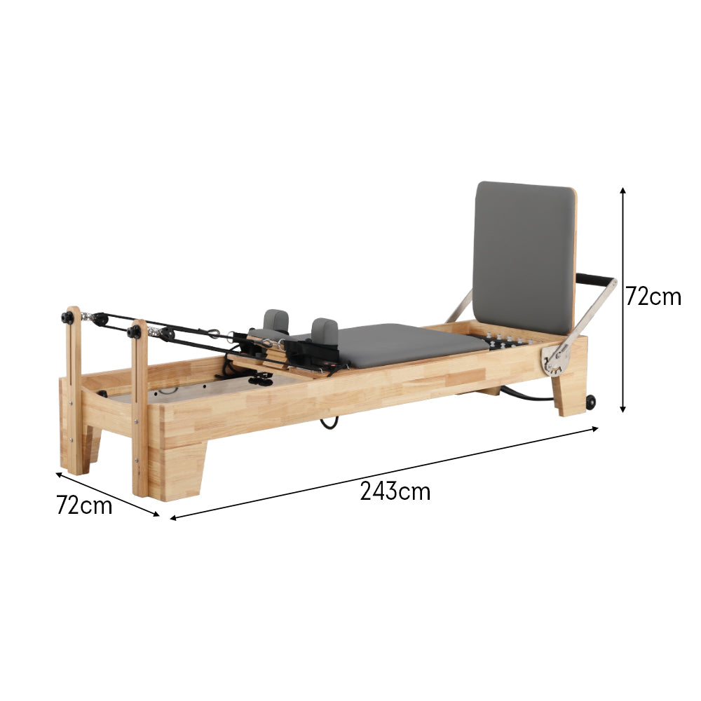 Auvitalliving 5-Piece Trapeze Table Reformer Chair Ladder Barrel Spine Corrector Pilates Machine Set