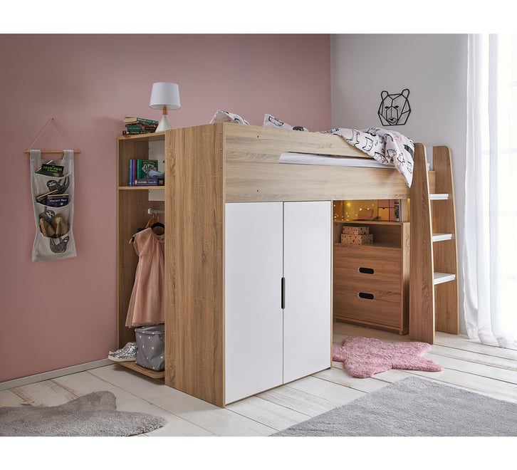 Auvitalliving King Single Loft Bed