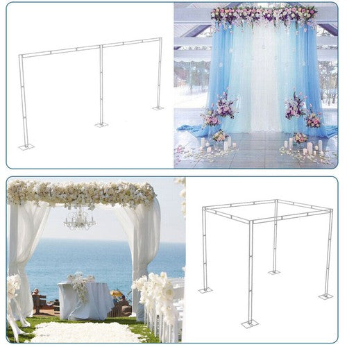 Flexible DIY Wedding Background Stand Wedding Canopy Solid Metal Drape
