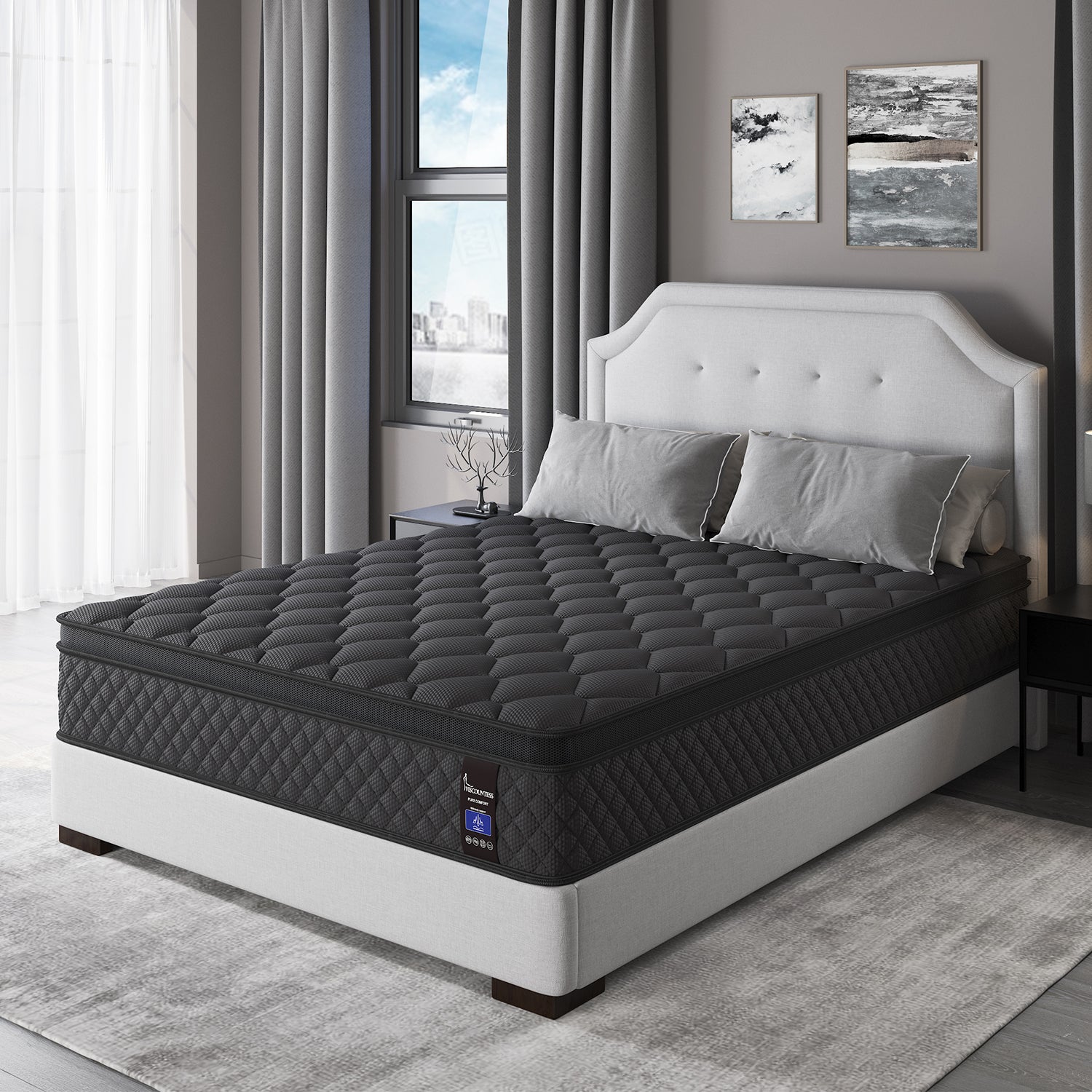 Viscountess Queen Double King Single Bed Mattress Gel Memory Foam