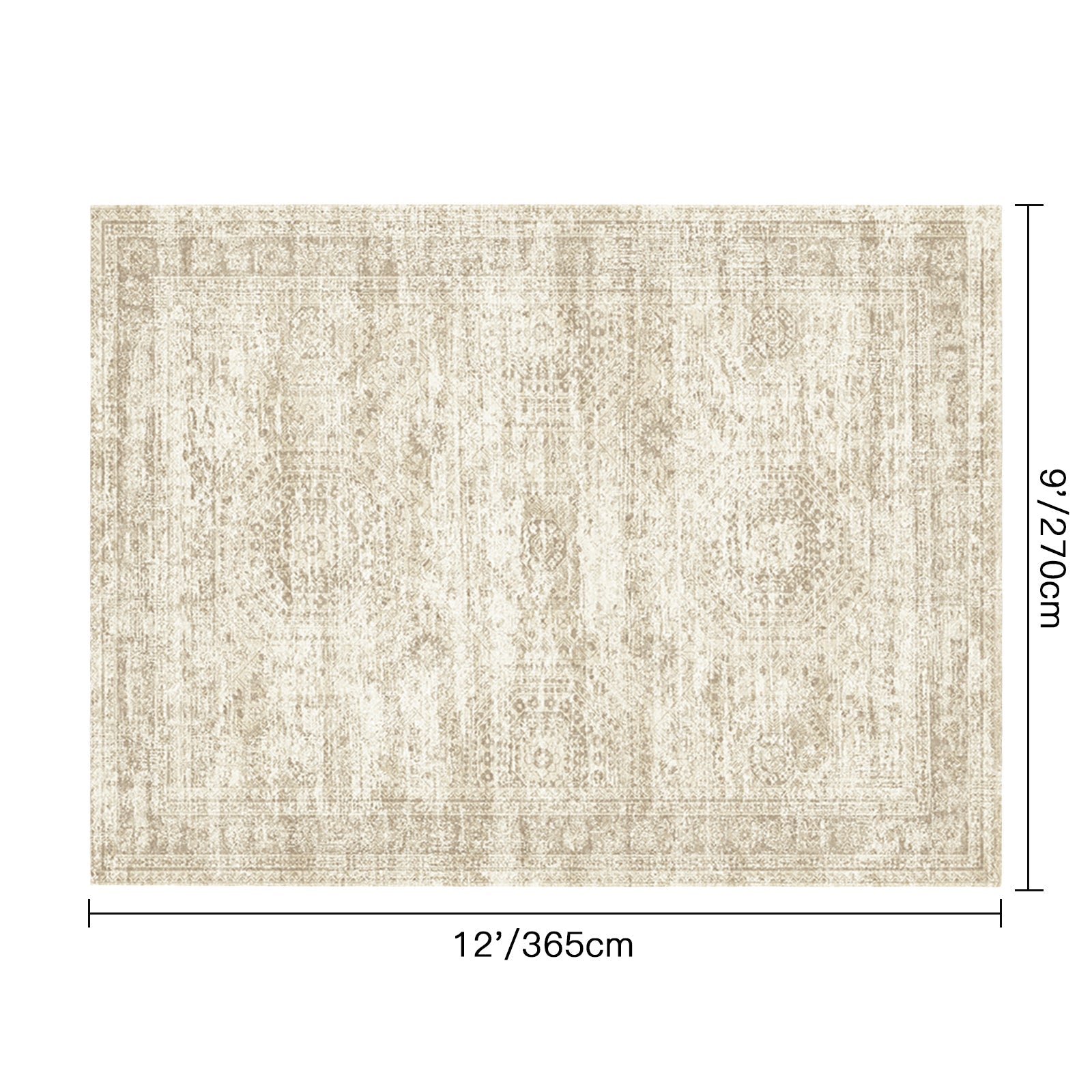 1pc Area Rug for Living Room Washable Rugs Non Slip Indoor Floor Carpet Foldable Large Soft Area Rug