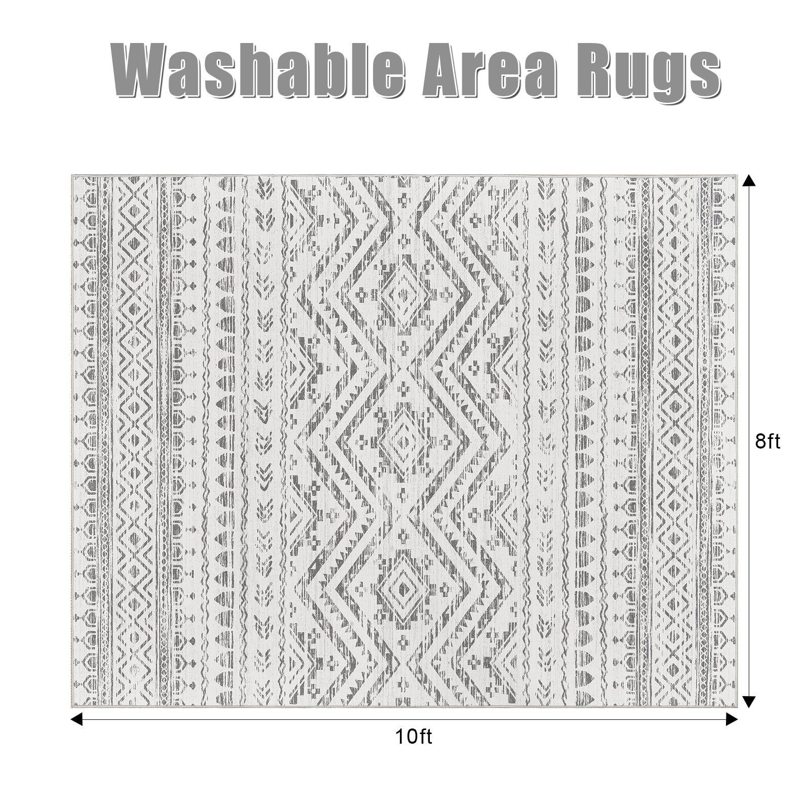 1pc Area Rug for Living Room Washable Rugs Non Slip Indoor Floor Carpet Foldable Large Soft Area Rug