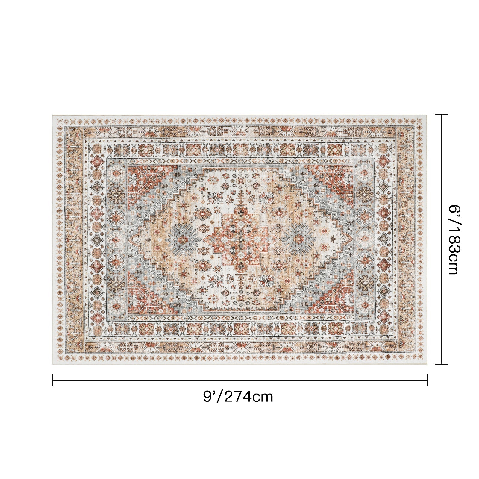 1pc Area Rug for Living Room Washable Rugs Non Slip Indoor Floor Carpet Foldable Large Soft Area Rug