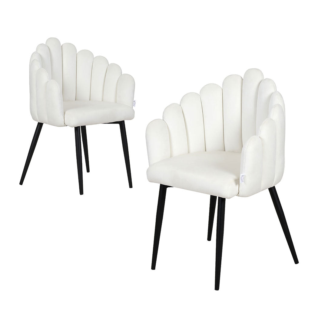 Familand Armchair Lounge Chair Accent Upholstered Arm Chairs Boucle Metal White