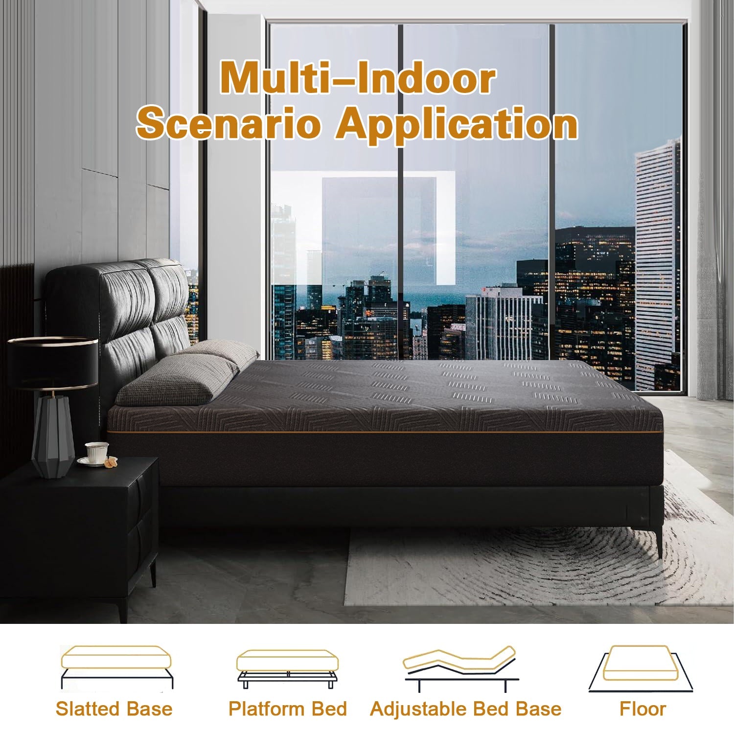 Duchess Queen Double King Single Bed Mattress EuroTop Memory Foam No Spring