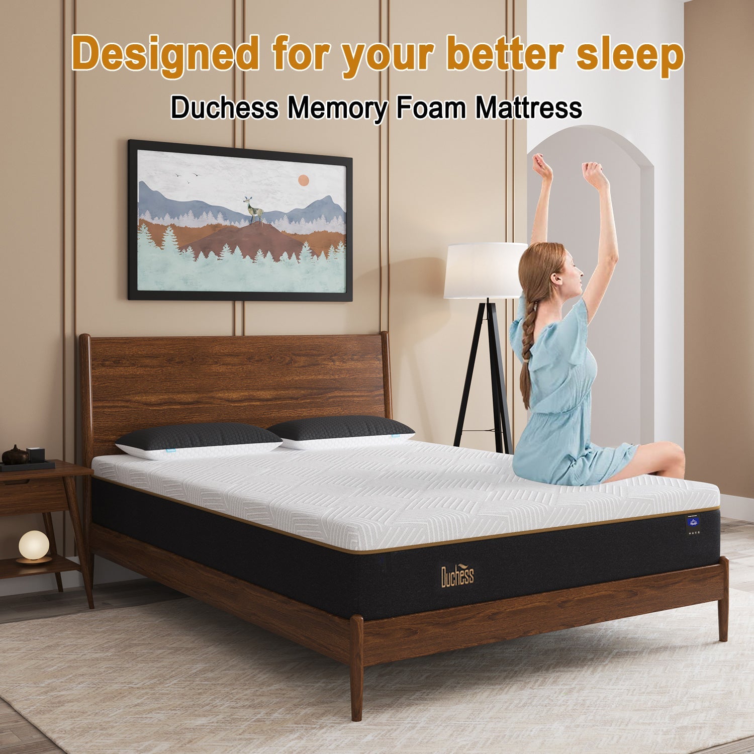 Duchess Mattress Queen Double King Single Bed Mattresses Memory Foam No Spring