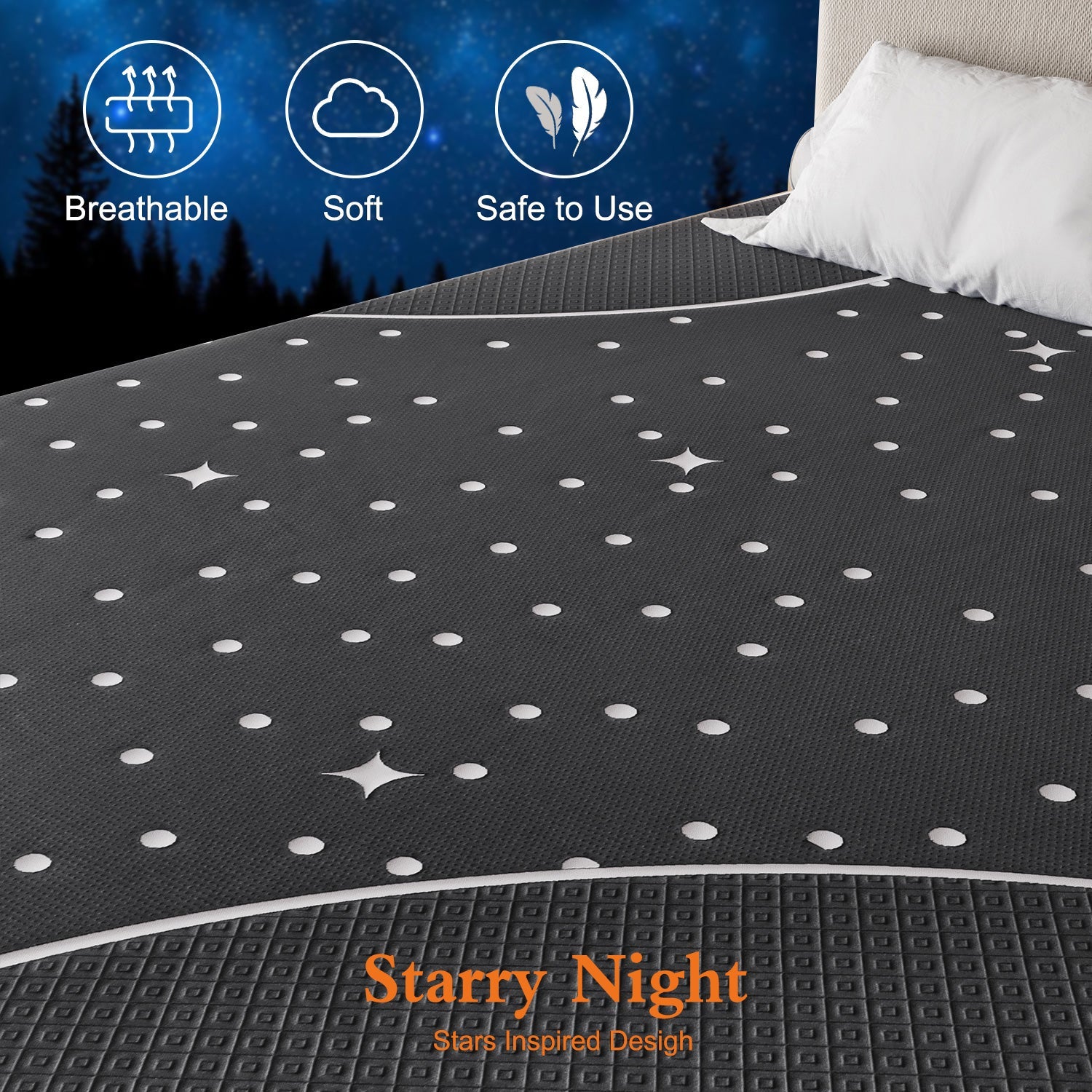 QUEEN DOUBLE Bed Mattress Medium Firm Pocket Spring Memory Foam