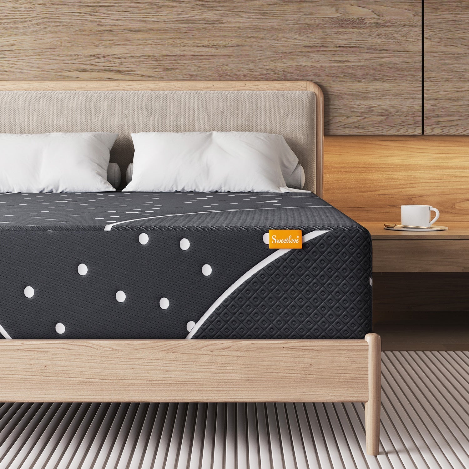 QUEEN DOUBLE Bed Mattress Medium Firm Pocket Spring Memory Foam