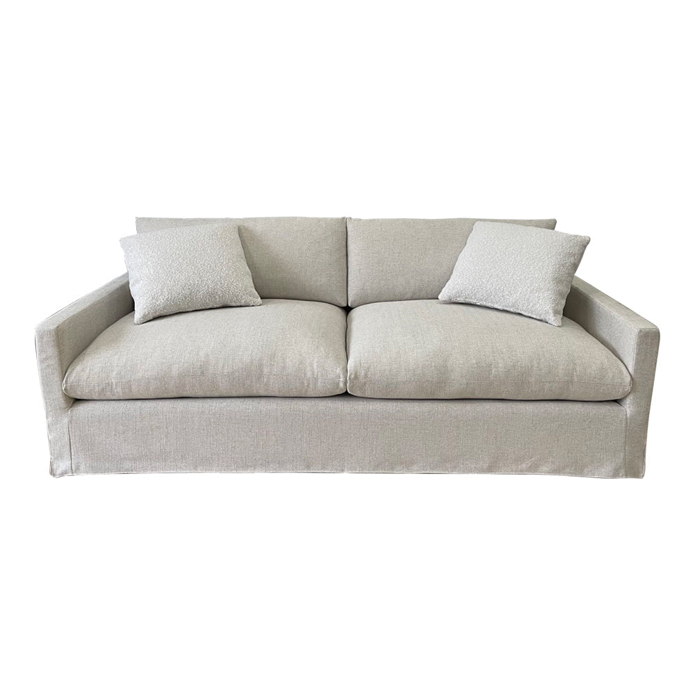 Brio Sofa with Removable Backrest and Solid Pine Wood Frame