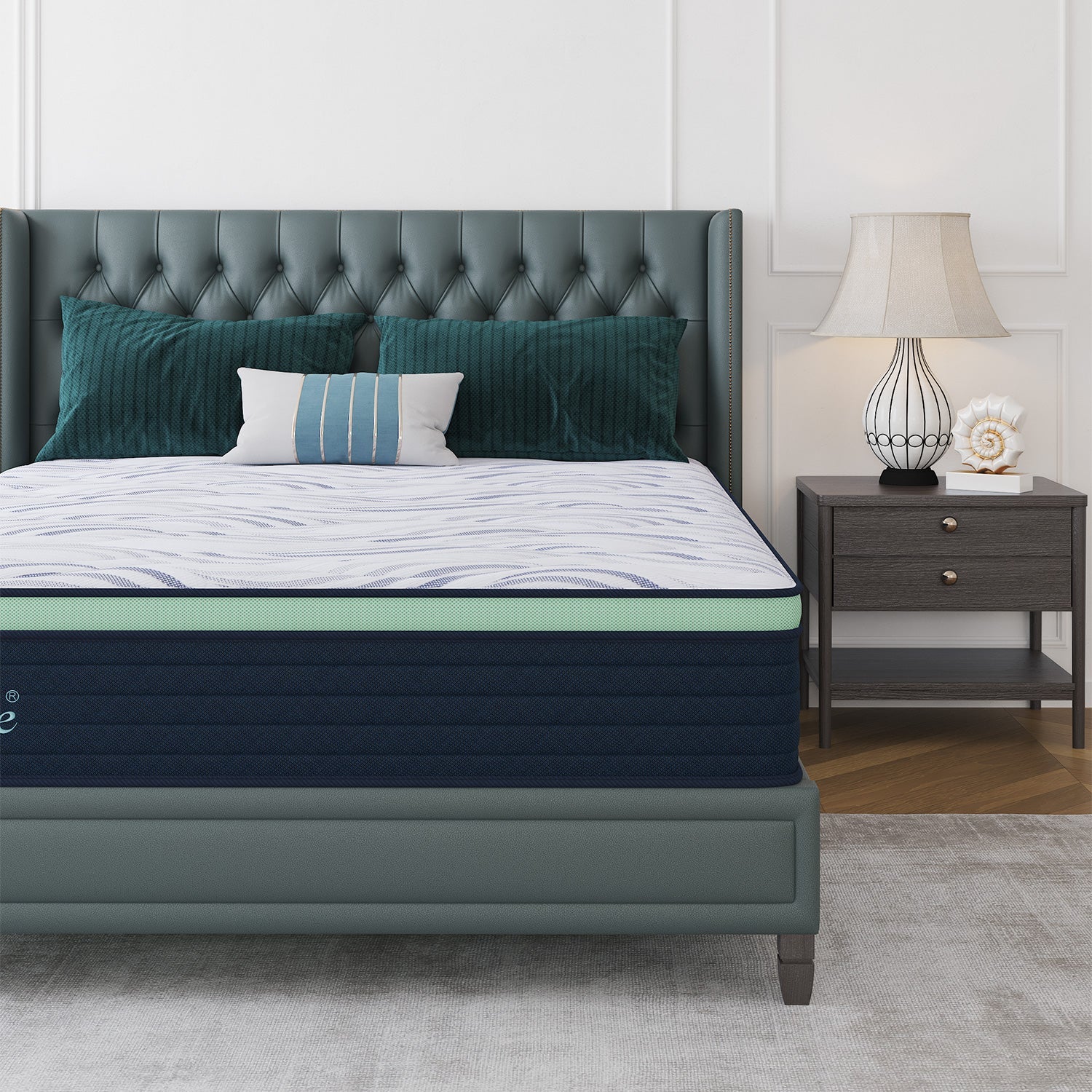 Sweetlove Mattress Queen Double King Single Bed Orthopedic Cool Gel Memory Foam