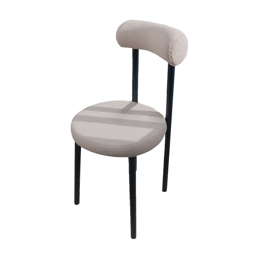 Casual Lamb's Wool Dining Chair