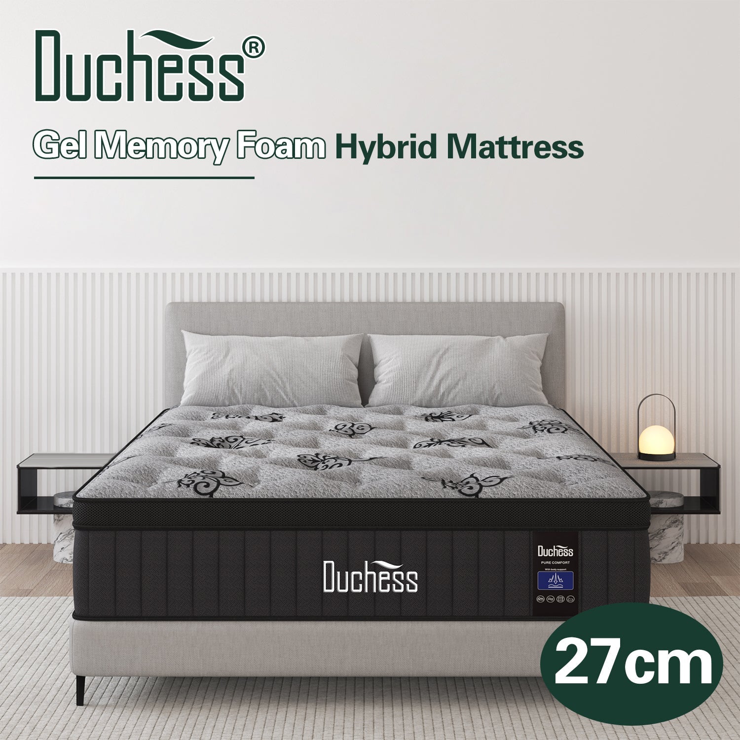 Duchess Mattress 5 Zone Queen Pocket Spring Gel Memory Foam Medium Firm ALL SIZE