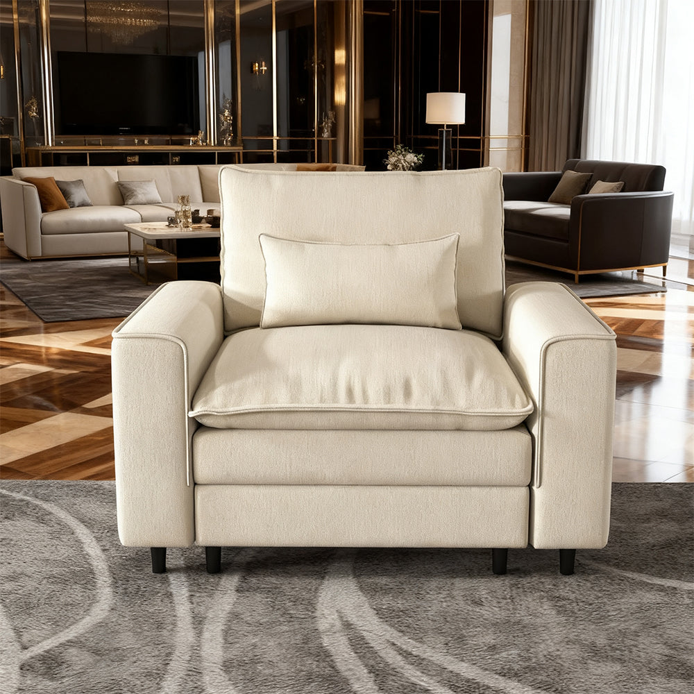 Minimalist single sofa, creating a cozy corner