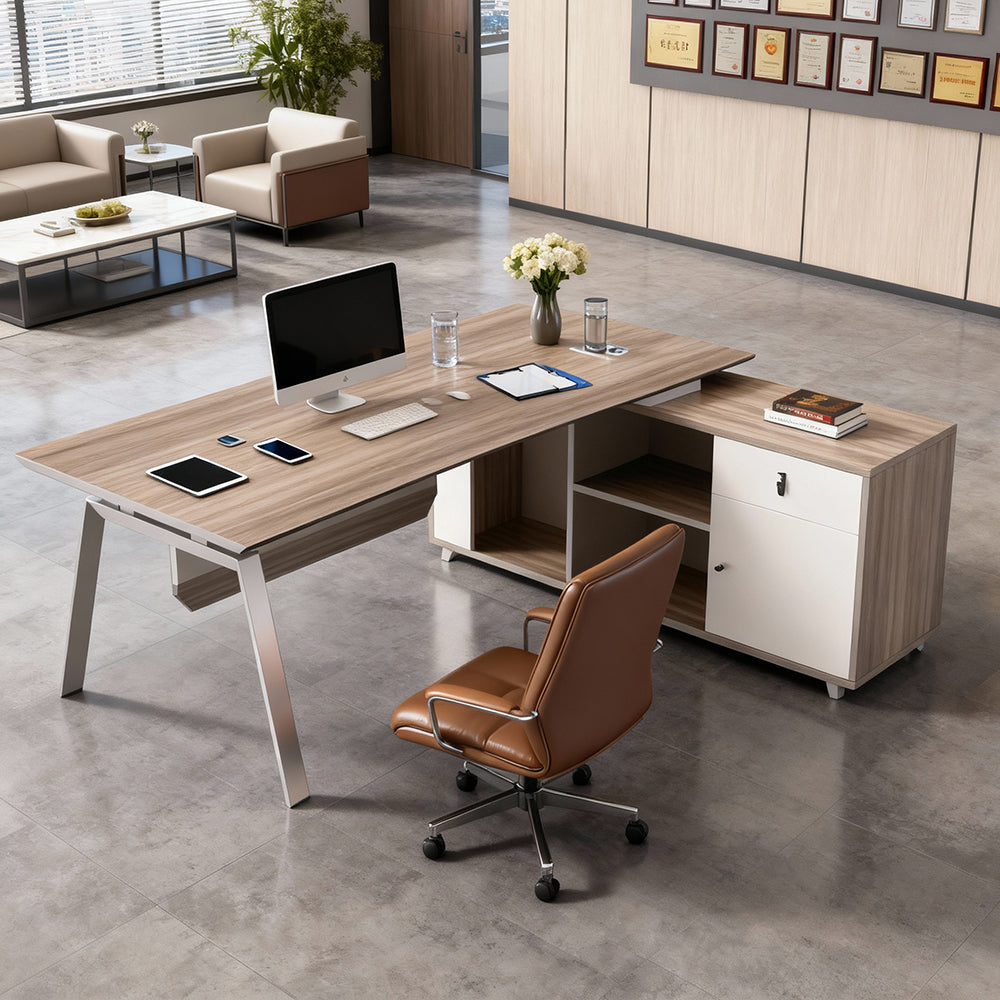 1.8m Office Manager Desk - Saves Space Without Compromise