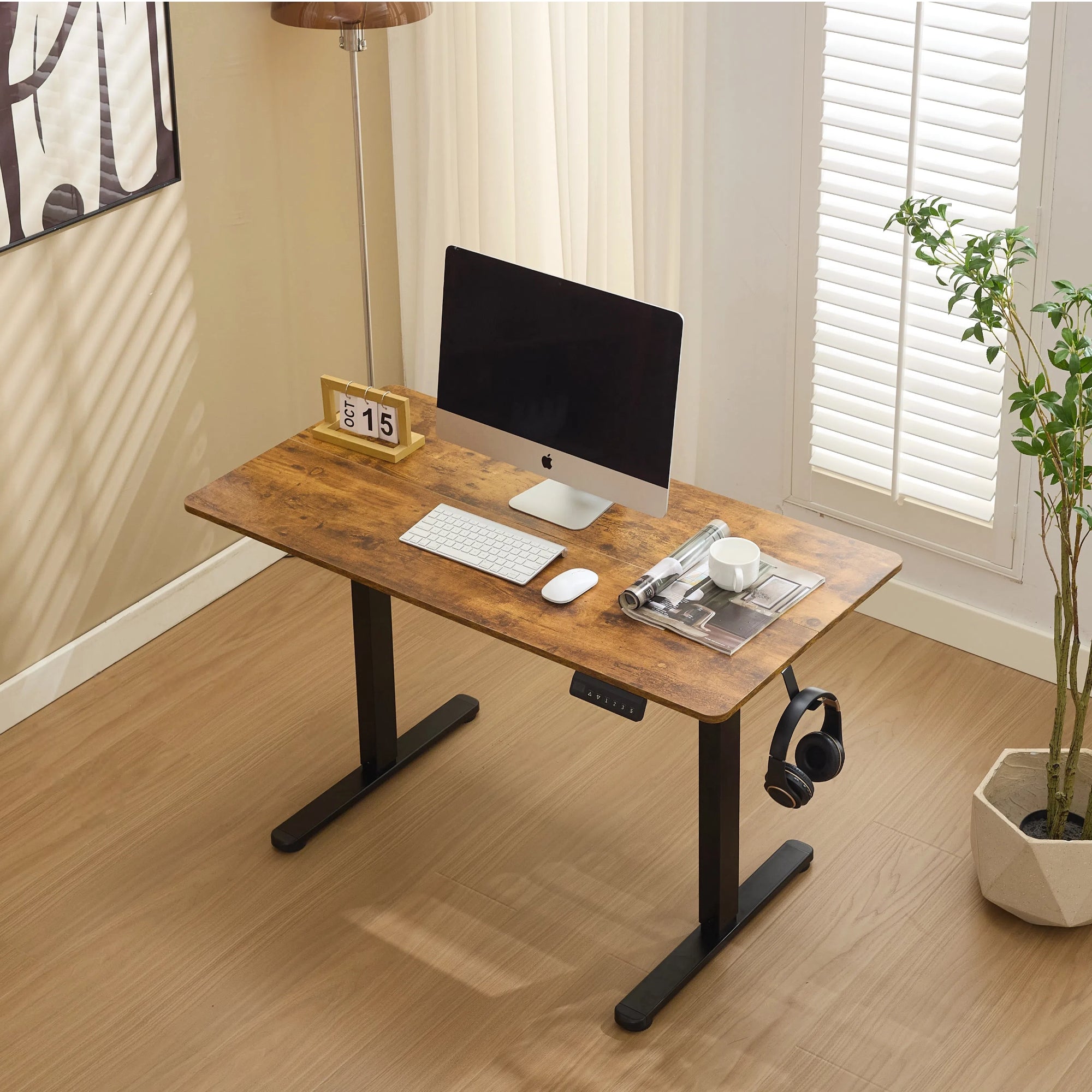 Electric Standing Desk 100x60cm Height Adjustable