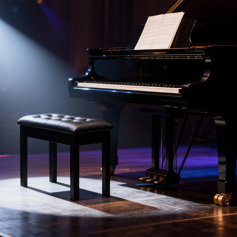Premium Piano Bench with Hidden Storage
