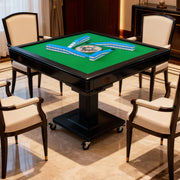 Automatic Mahjong Table 42mm 144 Mahjong Tiles {Green Blue}
