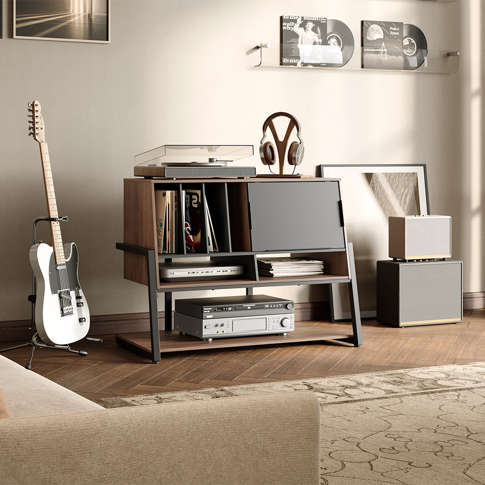 FITUEYES Modern Style Record Player Stand