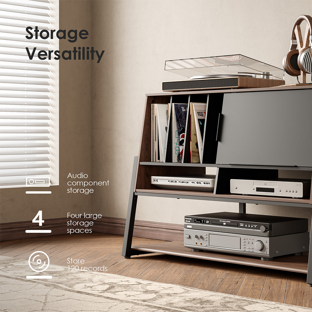 FITUEYES Modern Style Record Player Stand