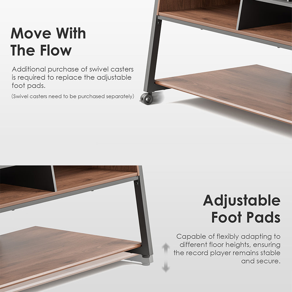 FITUEYES Modern Style Record Player Stand