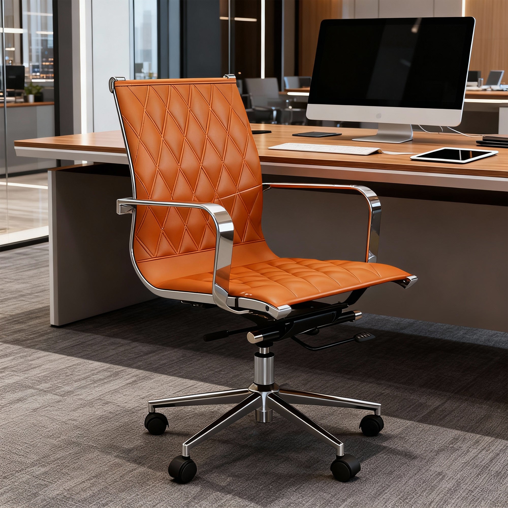 Adjustable Mid-Back Office Chair