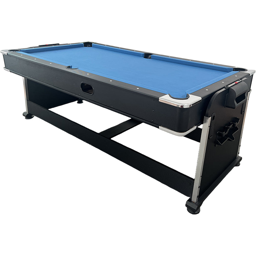 7FT 4 in 1 Flip Game Table with Pool Tennis Hockey Dining