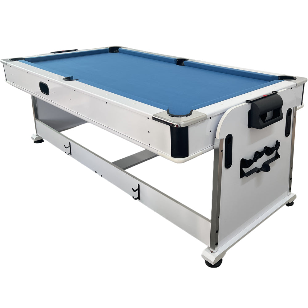 7FT 4 in 1 Flip Game Table with Pool Tennis Hockey Dining
