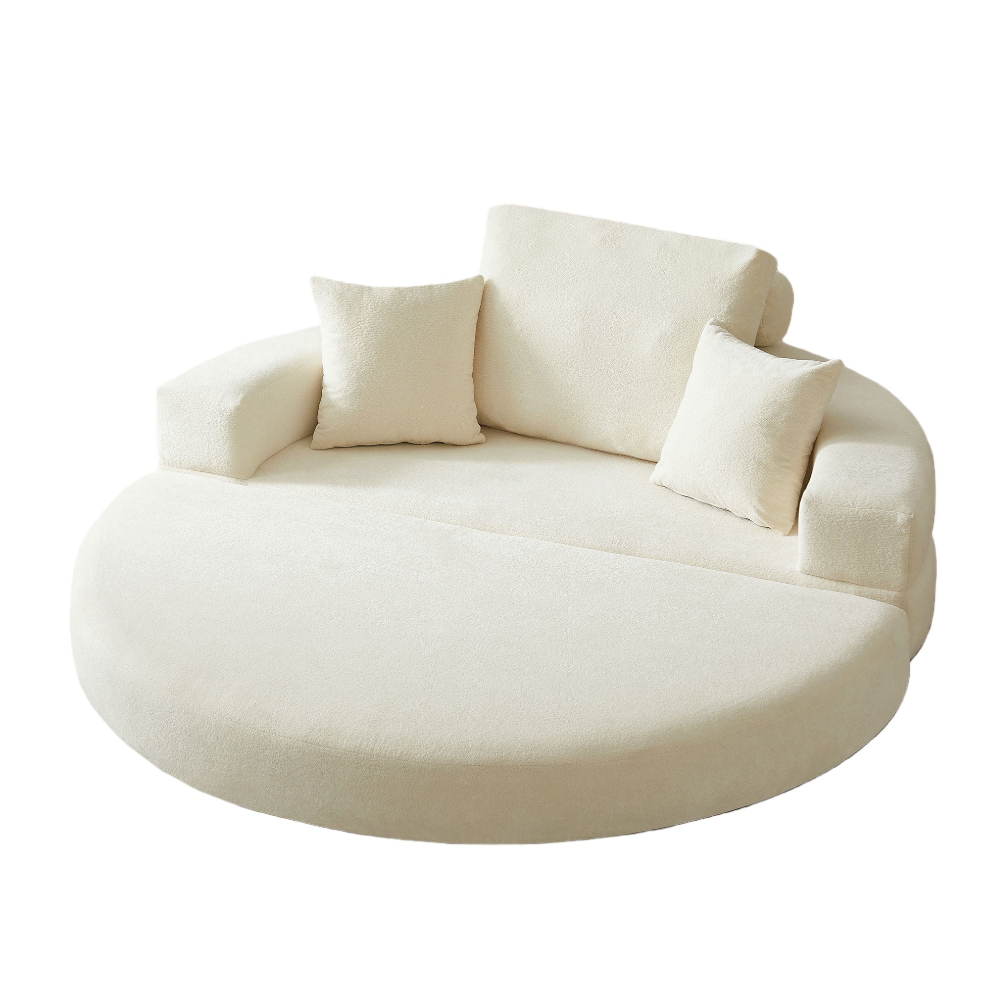 Mochi 2-in-1 Round Floor Sofa Bed