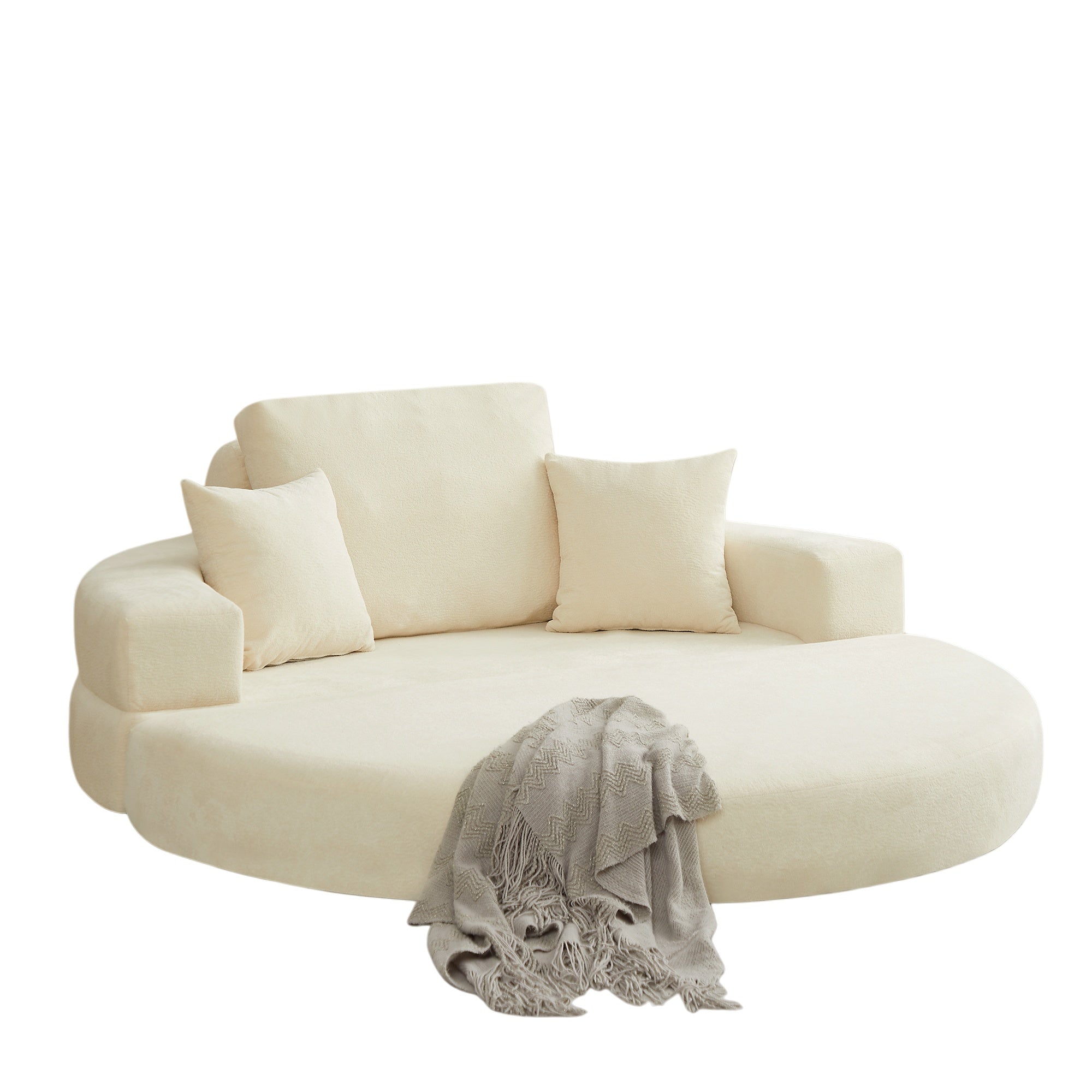 Mochi 2-in-1 Round Floor Sofa Bed