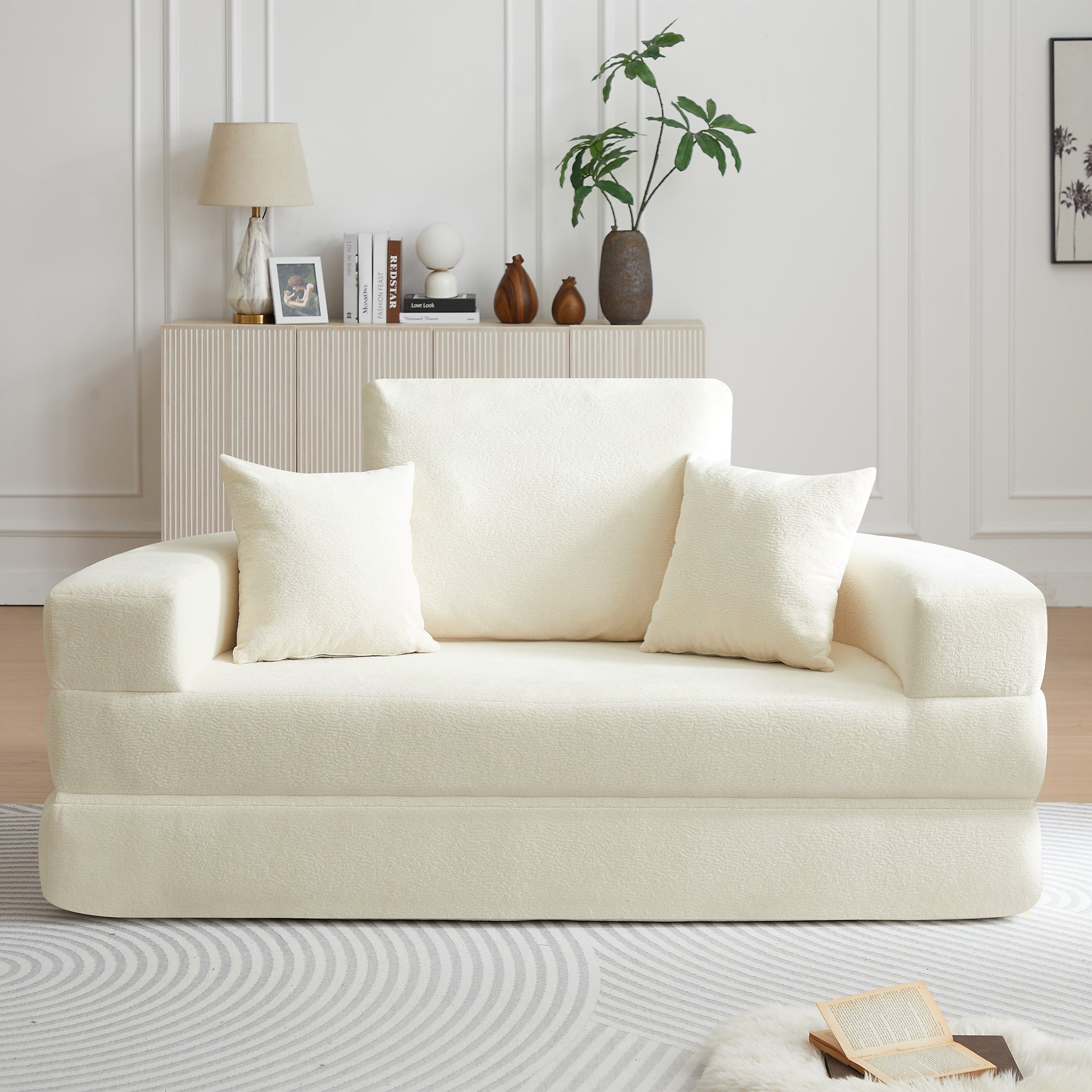 Mochi 2-in-1 Round Floor Sofa Bed