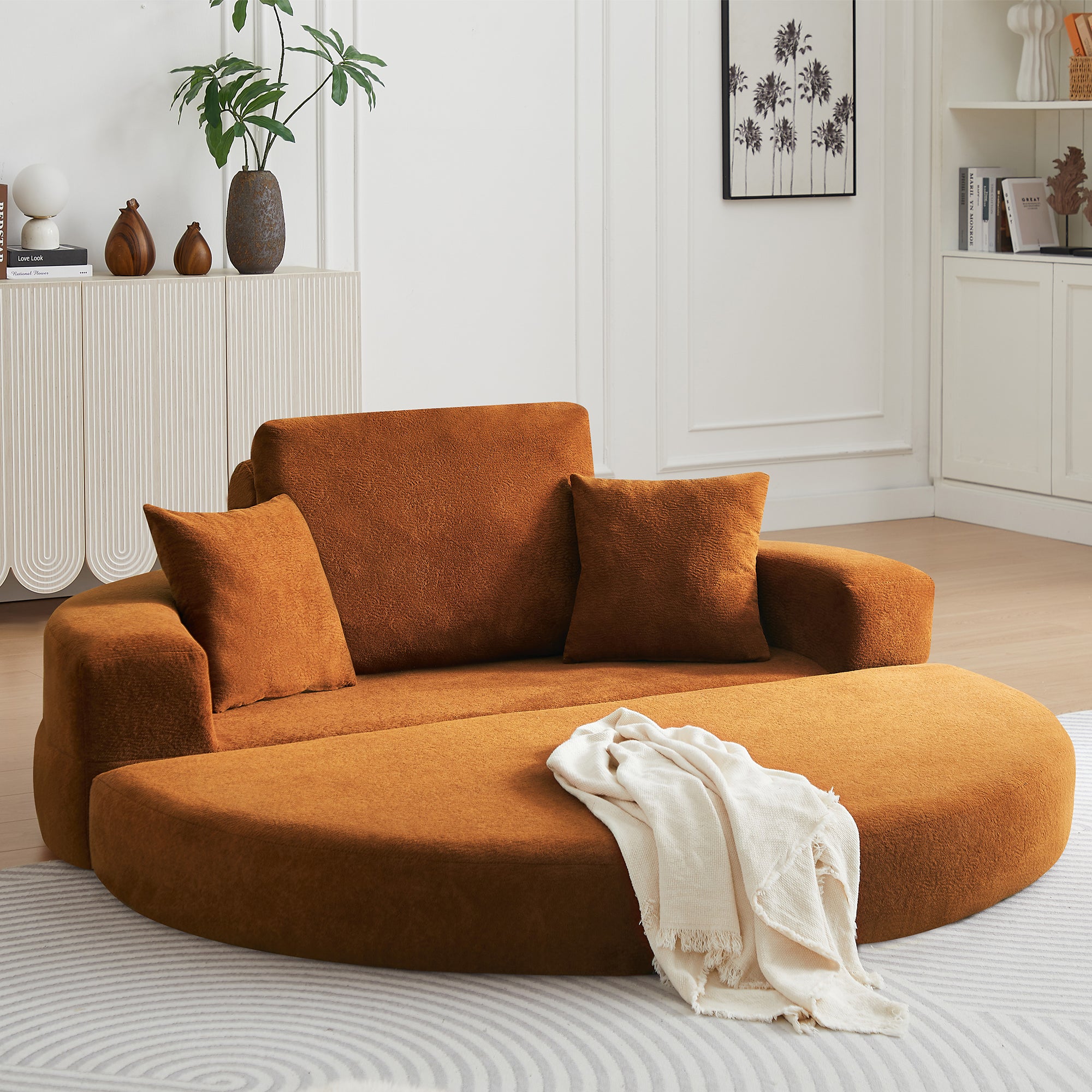 Mochi 2-in-1 Round Floor Sofa Bed