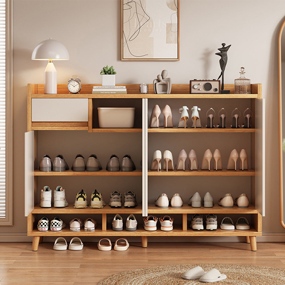 Four-door shoe cabinet and storage cabinet