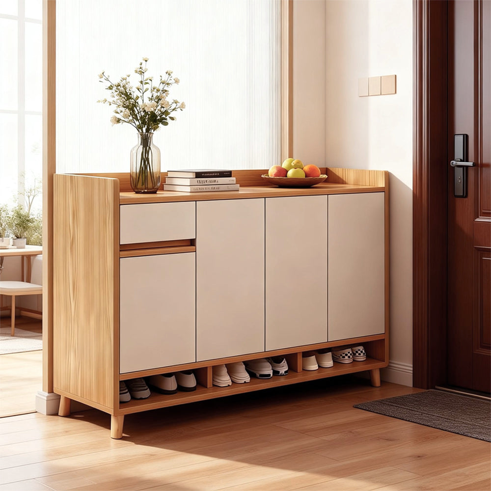 Four-door shoe cabinet and storage cabinet
