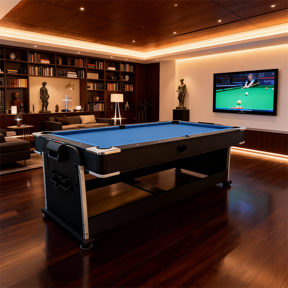 7FT 4 In 1 Multifunction Convertible Pool Table With Full Accessories