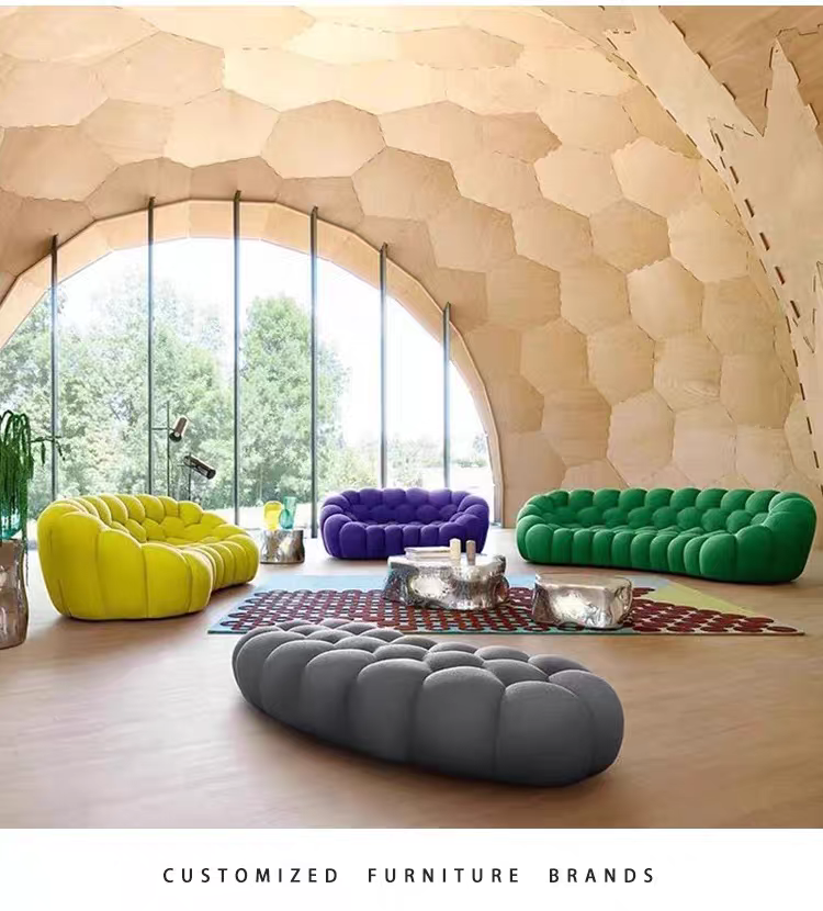 Pumpkin Frameless Foam Lounge Chair