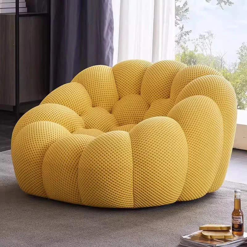 Pumpkin Frameless Foam Lounge Chair