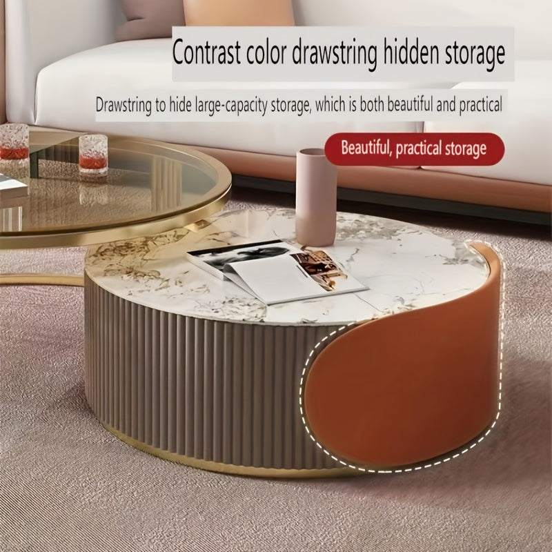 Light luxury mother and child coffee table