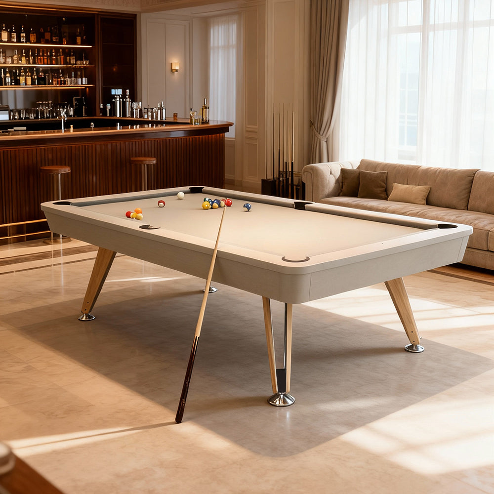 7FT Solid Wood Legs Billiard Pool Table  With Full Accessories