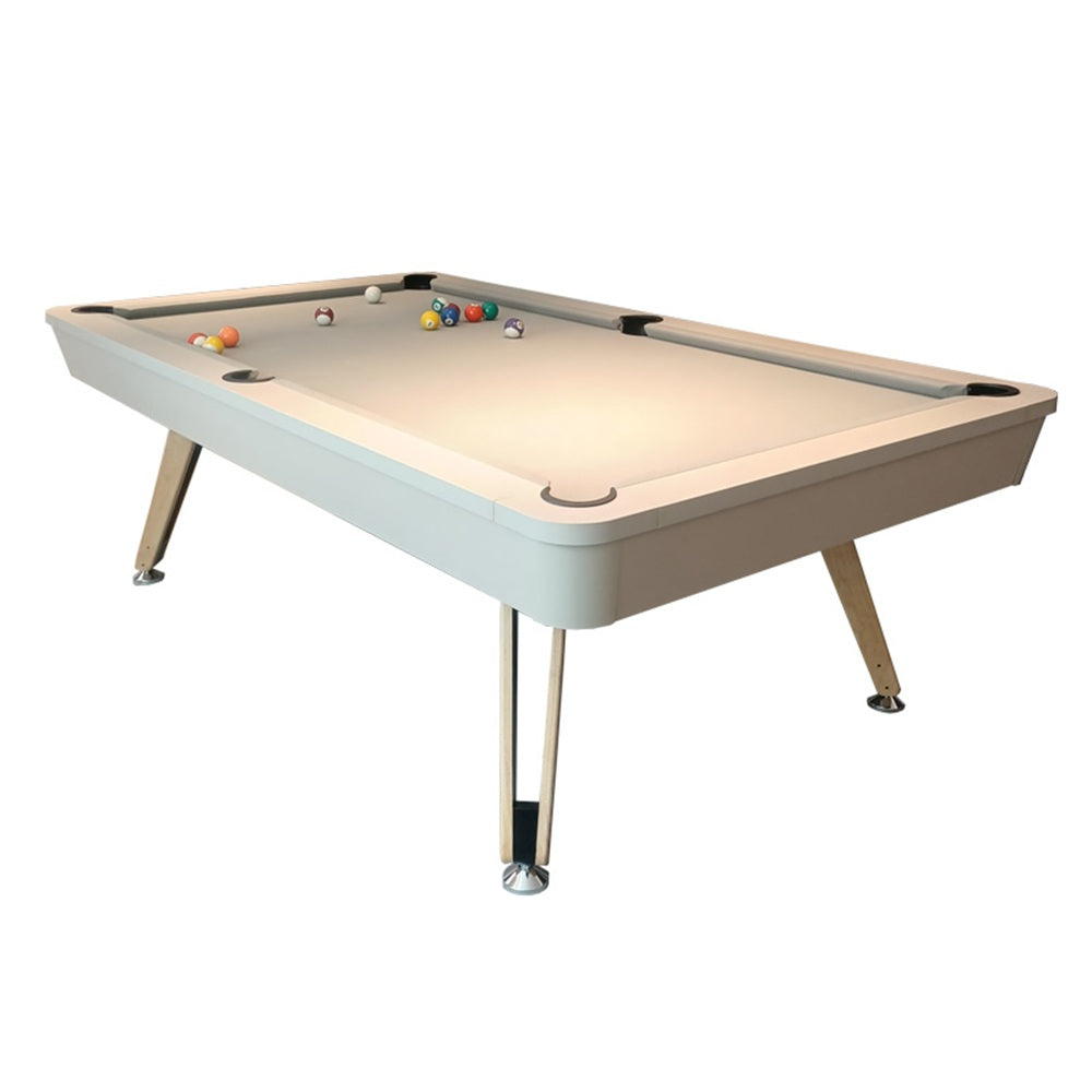 7FT Solid Wood Legs Billiard Pool Table with Full Accessories