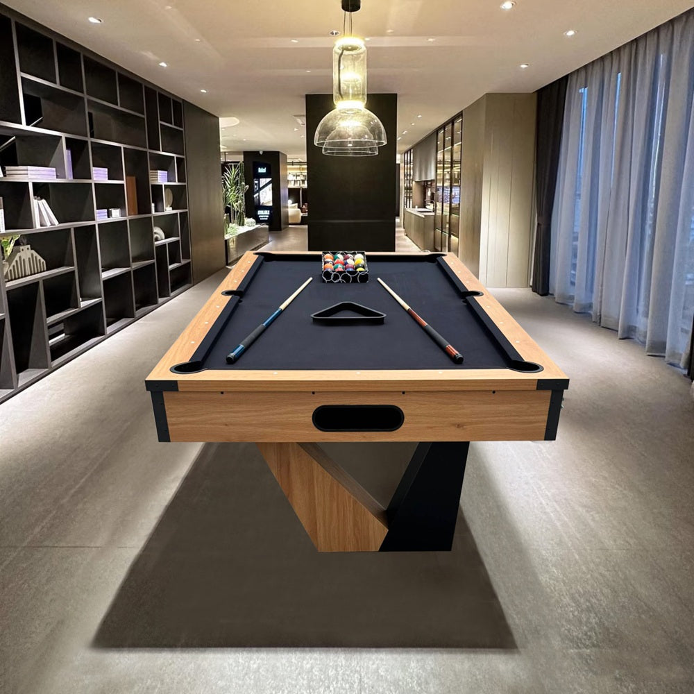 8FT Color-Contrasting Billiard Pool Table with Full Accessories