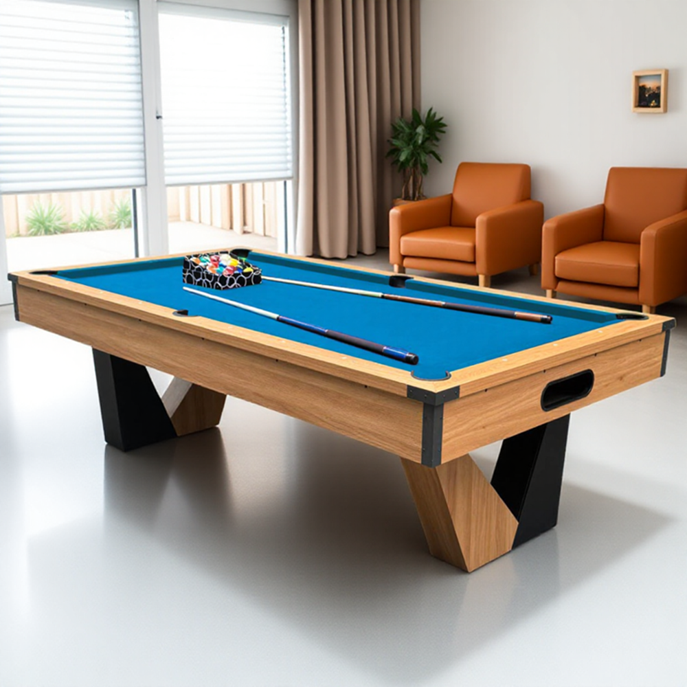 8FT Color-Contrasting Billiard Pool Table with Full Accessories