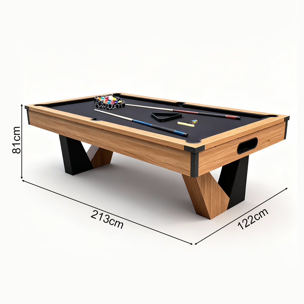 7FT Color-Contrasting Billiard Pool Table with Full Accessories