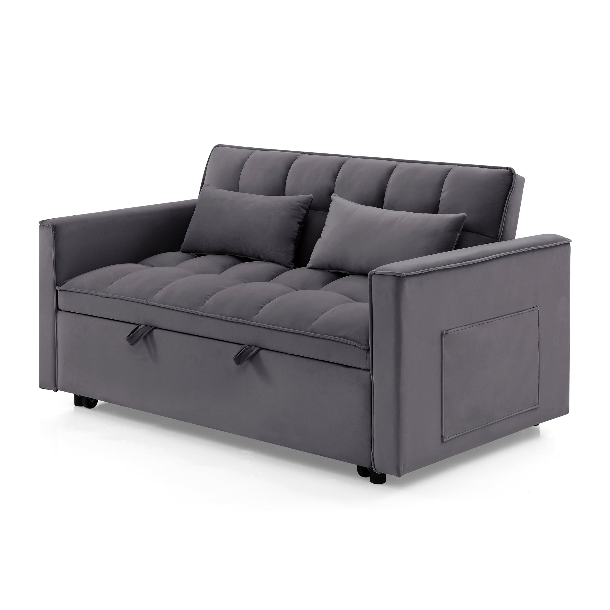 Fashionable Modern and Multi-functional Foldable Velvet Sofa Bed