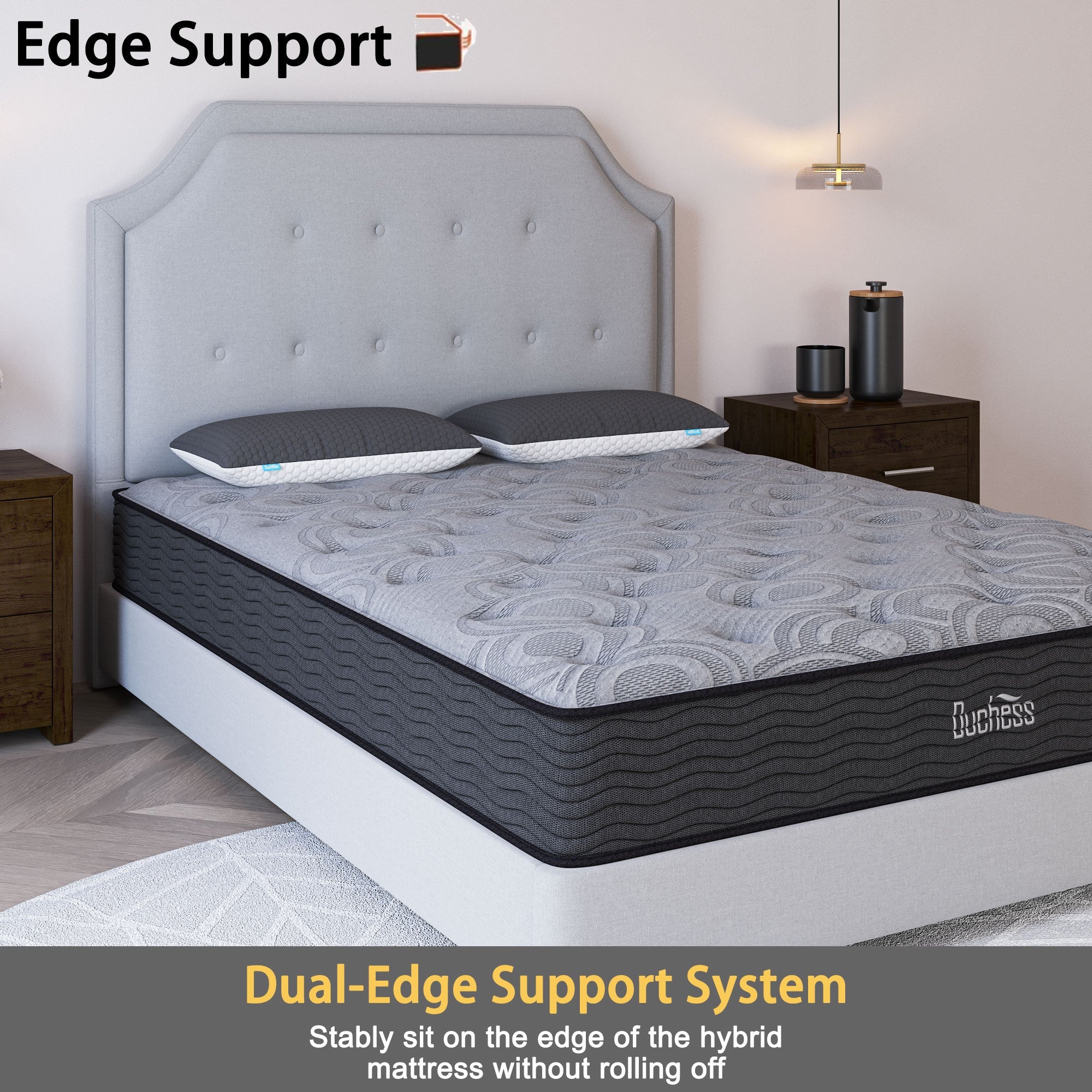 Duchess Queen Double King Single Pocket Spring Mattress Bed TightTop