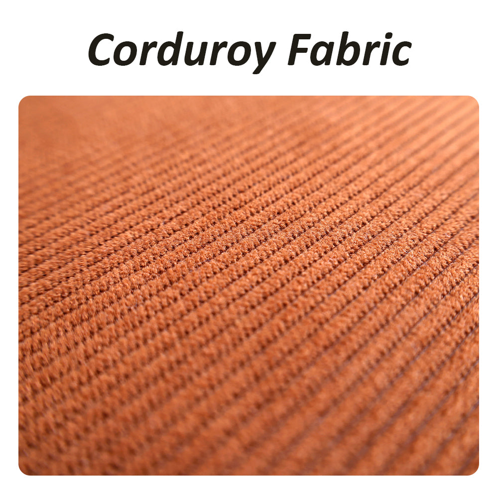 Brix 3 Seater Corduroy Floor Sofa Bed