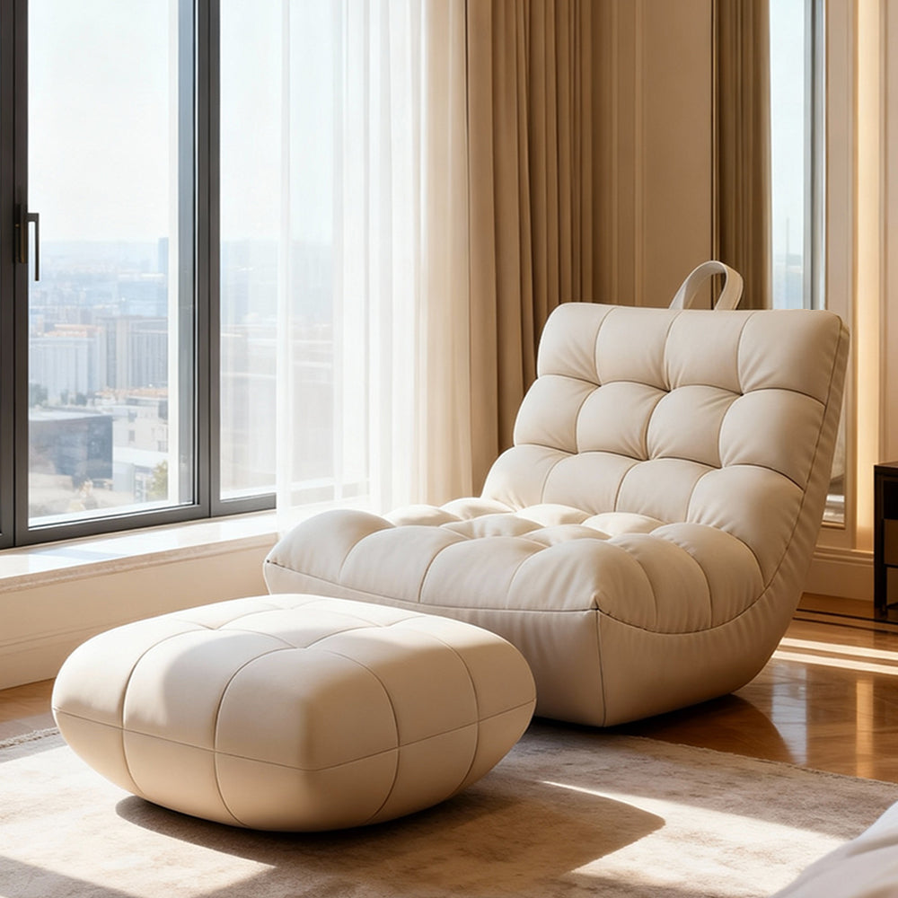 Pebble Leisure Chair with Footstool